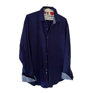 Robert Graham Men's Navy Blue Shirt